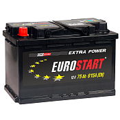 Аккумулятор Eurostart Extra Power (75 А/ч) L+ EU751E
